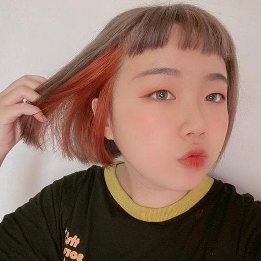 女生短髮、女生染髮、漂色