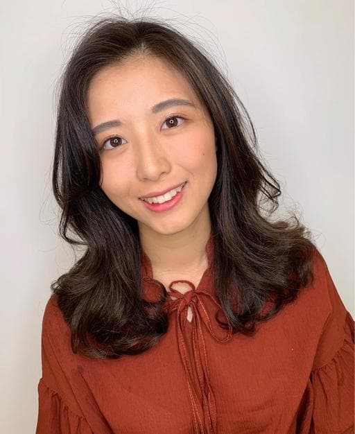 女生中長髮、燙卷、浪漫大卷