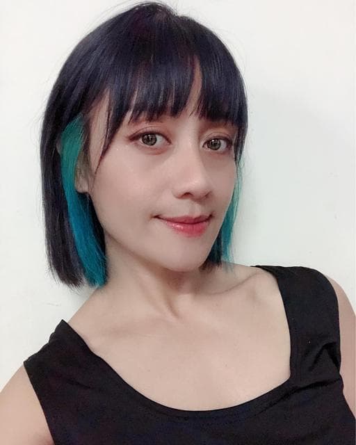 漂色、女生中長髮、雙層染