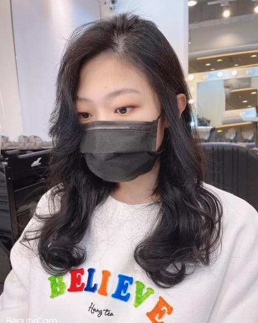 女生燙髮、女生長髮、溫塑燙