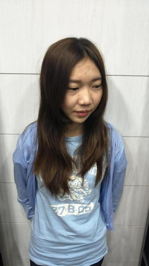質感、女生中長髮、蓬鬆感