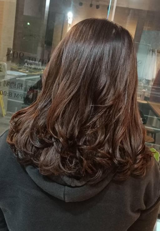 女生中長髮、細軟髮