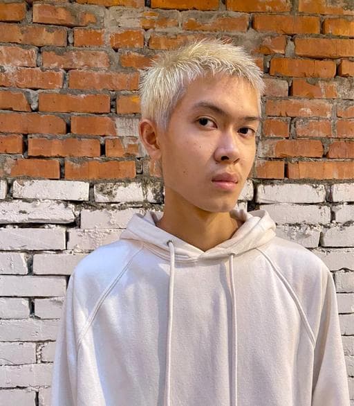 男生短髮、男生染髮、漂色