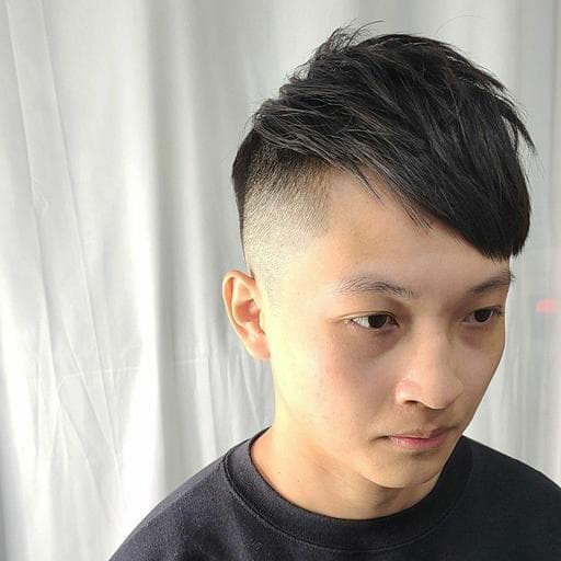 男生短髮、短瀏海、男士漸層推