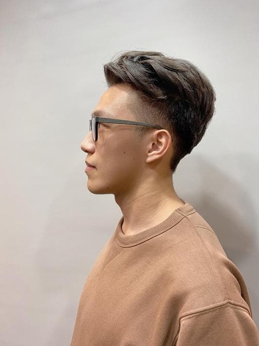 男生短髮、男生燙髮、長臉