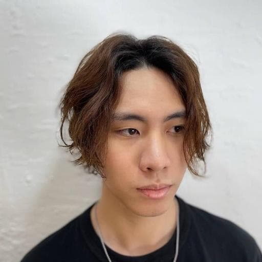 長瀏海、男生中長髮、男生染髮