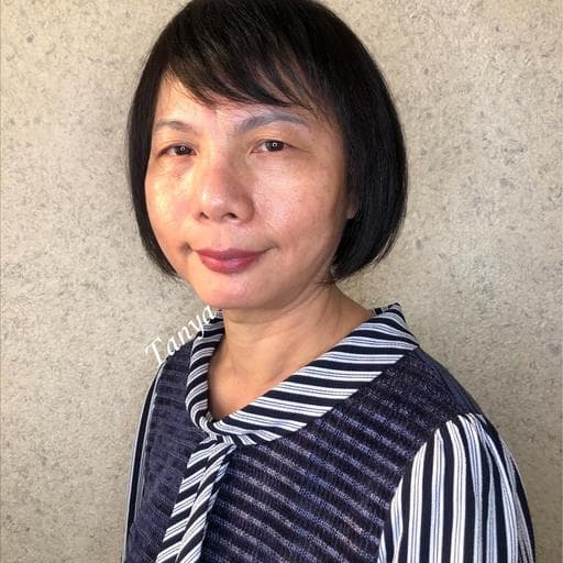 女生短髮、女生染髮、短瀏海