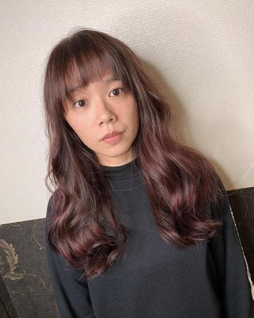 女生長髮、女生染髮、短瀏海