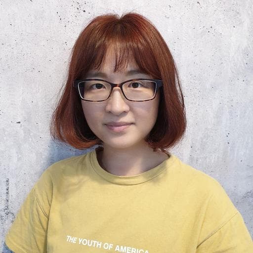 女生短髮、短瀏海、女生染髮