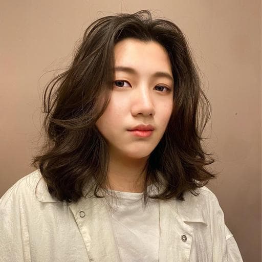 女生長髮、女生燙髮、溫塑燙