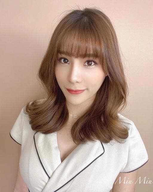 女生染燙、內彎、韓系捲度