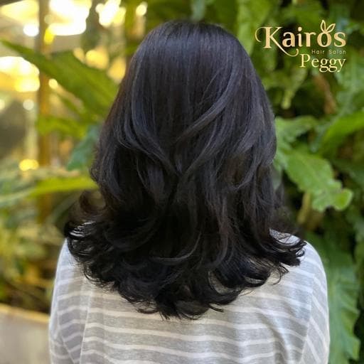 長瀏海、女生長髮、溫塑燙