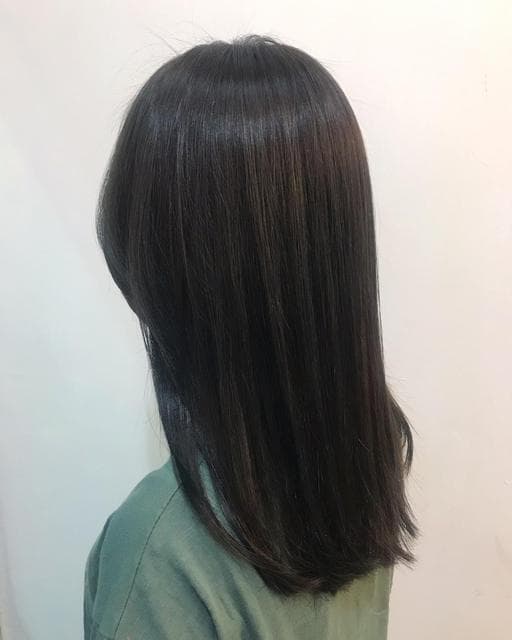長瀏海、女生長髮、粗硬髮