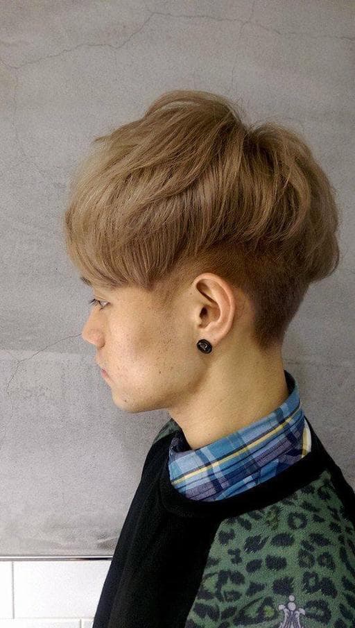 男生短髮、染髮、特殊色