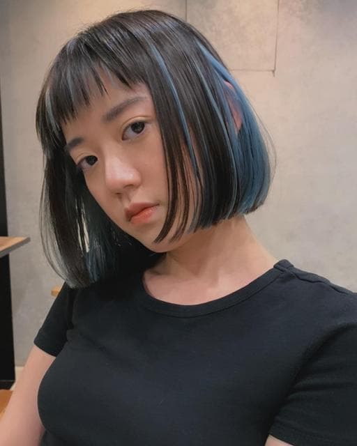 女生短髮、女生染髮、電棒造型