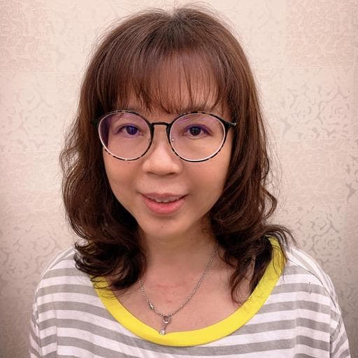 女生中長髮、燙卷、女生染燙
