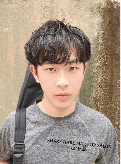 長瀏海、男生短髮、男生卷髮