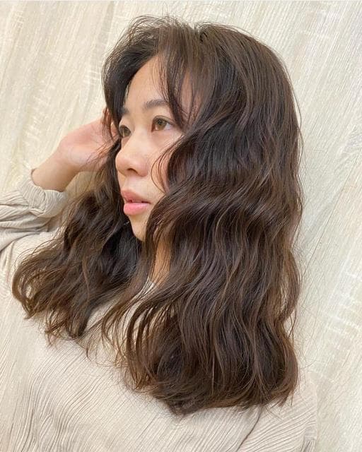 女生中長髮、女生染燙、女生染髮