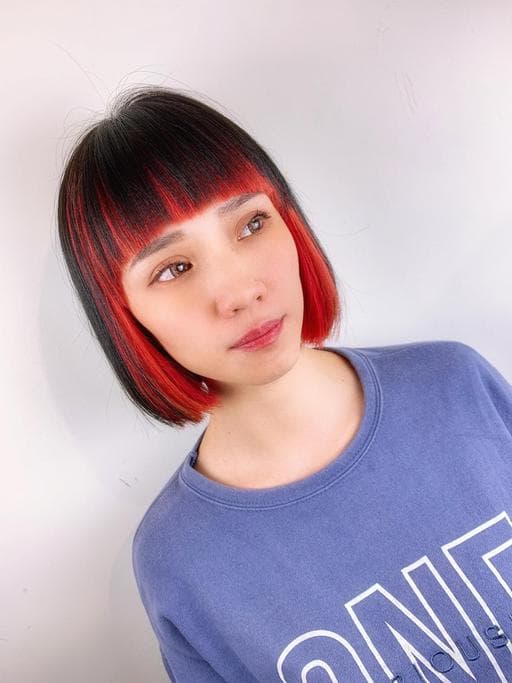女生中長髮