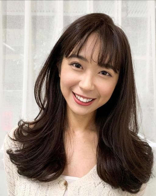 女生染燙、棕色系、韓系捲度
