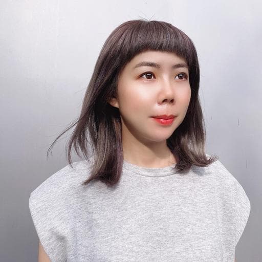 女生中長髮、漂色、女生染髮