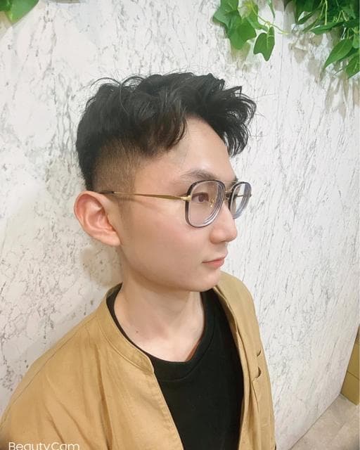 男生短髮、男生燙髮、冷燙
