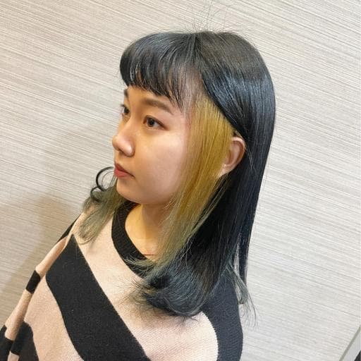 女生中長髮、漂色、女生染髮