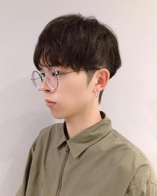男生短髮、長瀏海、細軟髮