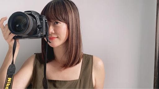 女生中長髮、楓糖斑比色