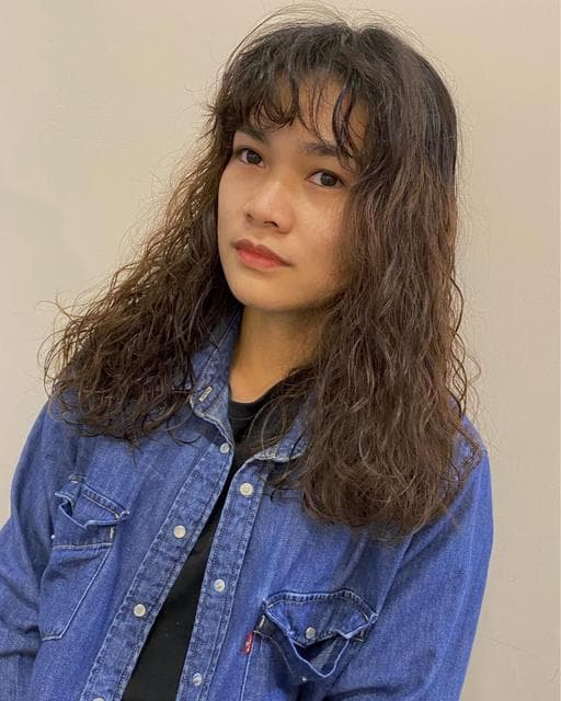 燙卷、女生長髮、溫塑燙