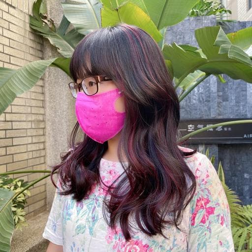 女生染燙、女生染髮、女生長髮