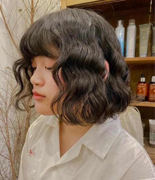 女生短髮、短瀏海、細軟髮
