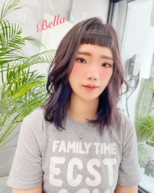女生中長髮、漂色、女生染髮