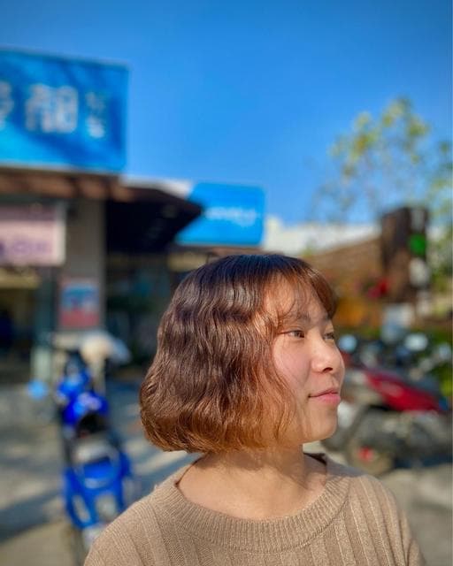 女生短髮、溫塑燙、女生燙髮
