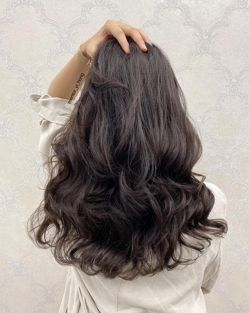 長瀏海、女生長髮、溫塑燙