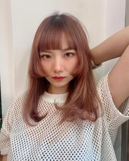女生中長髮、漂色、女生染髮