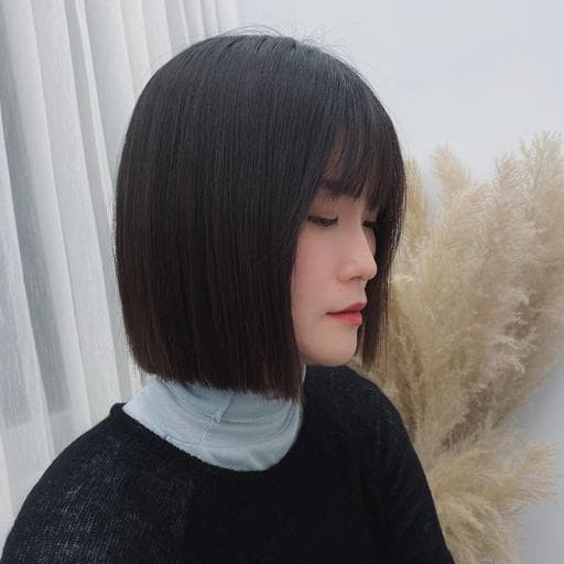 女生短髮、燙直、女生燙髮