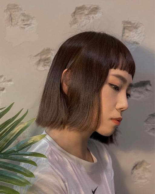 粗硬髮、女生中長髮、不用漂髮