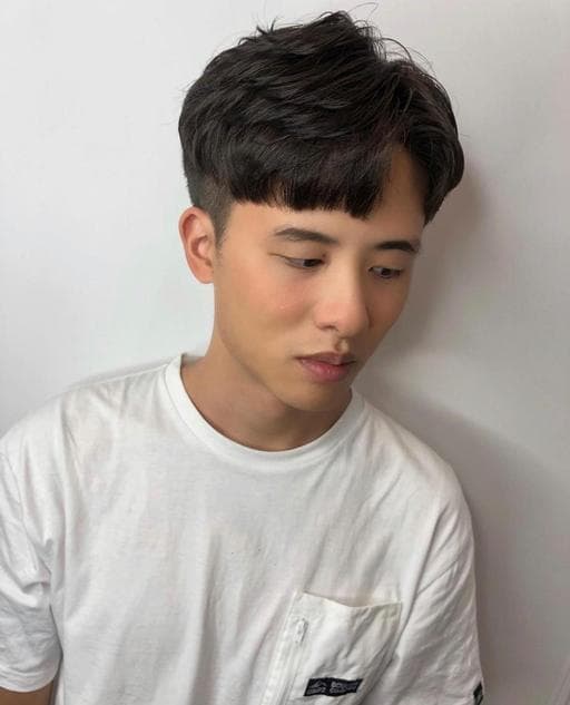 男生短髮、男生燙髮、冷燙
