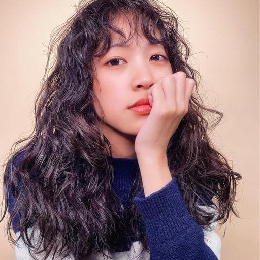 短瀏海、女生長髮、女生燙髮