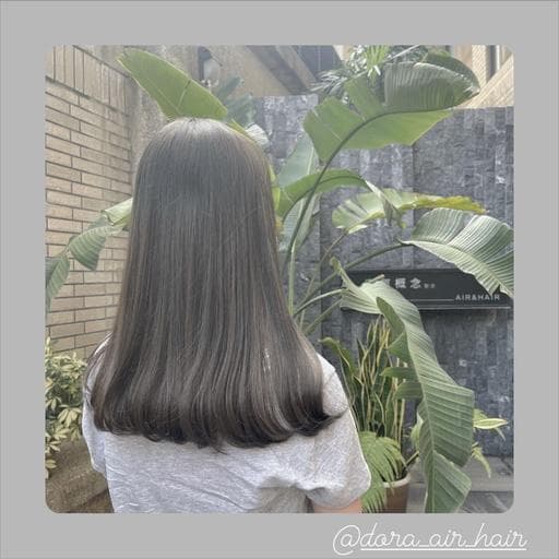 桃園染髮、霧面質感、霧感茶色