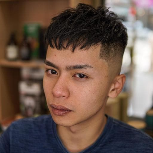 男生短髮、男士油頭、短瀏海