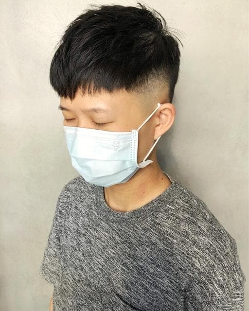 男生短髮、男士漸層推、高雄剪髮