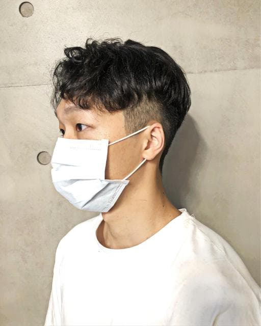 男生短髮、韓系捲度、男生韓系紋理燙