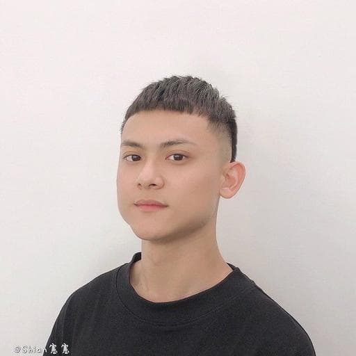 男生短髮、韓系、短瀏海