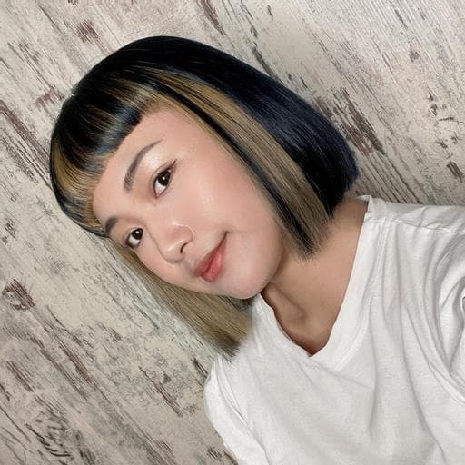 女生中長髮、漂色、女生染髮