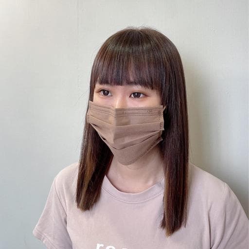 女生長髮、女生染髮、焦糖霧感