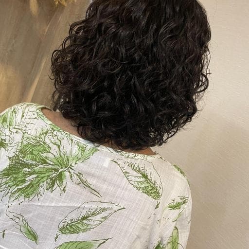 女生中長髮、溫塑燙、女生燙髮