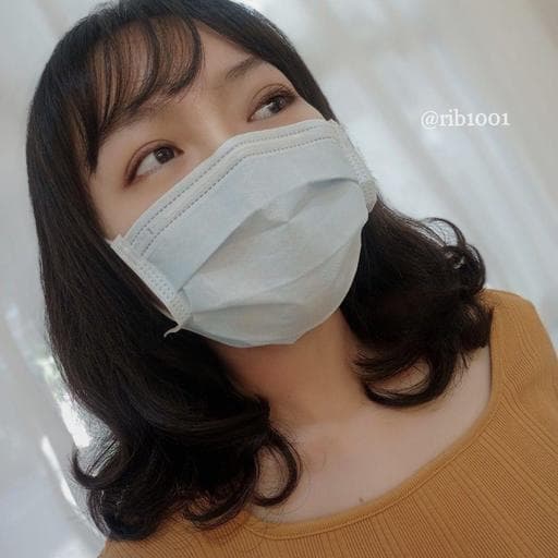 女生中長髮、C字燙、溫塑燙