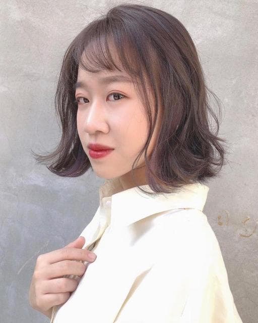 女生中長髮、漂色、日系